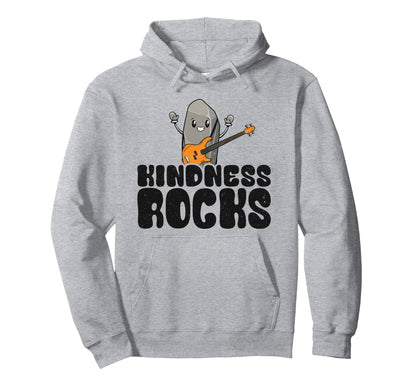 Anti Bullying Rainbow Hippie Music Hoodie - Fun Novelty Design for Adults - T-Shirt, Sweatshirt, Hoodie