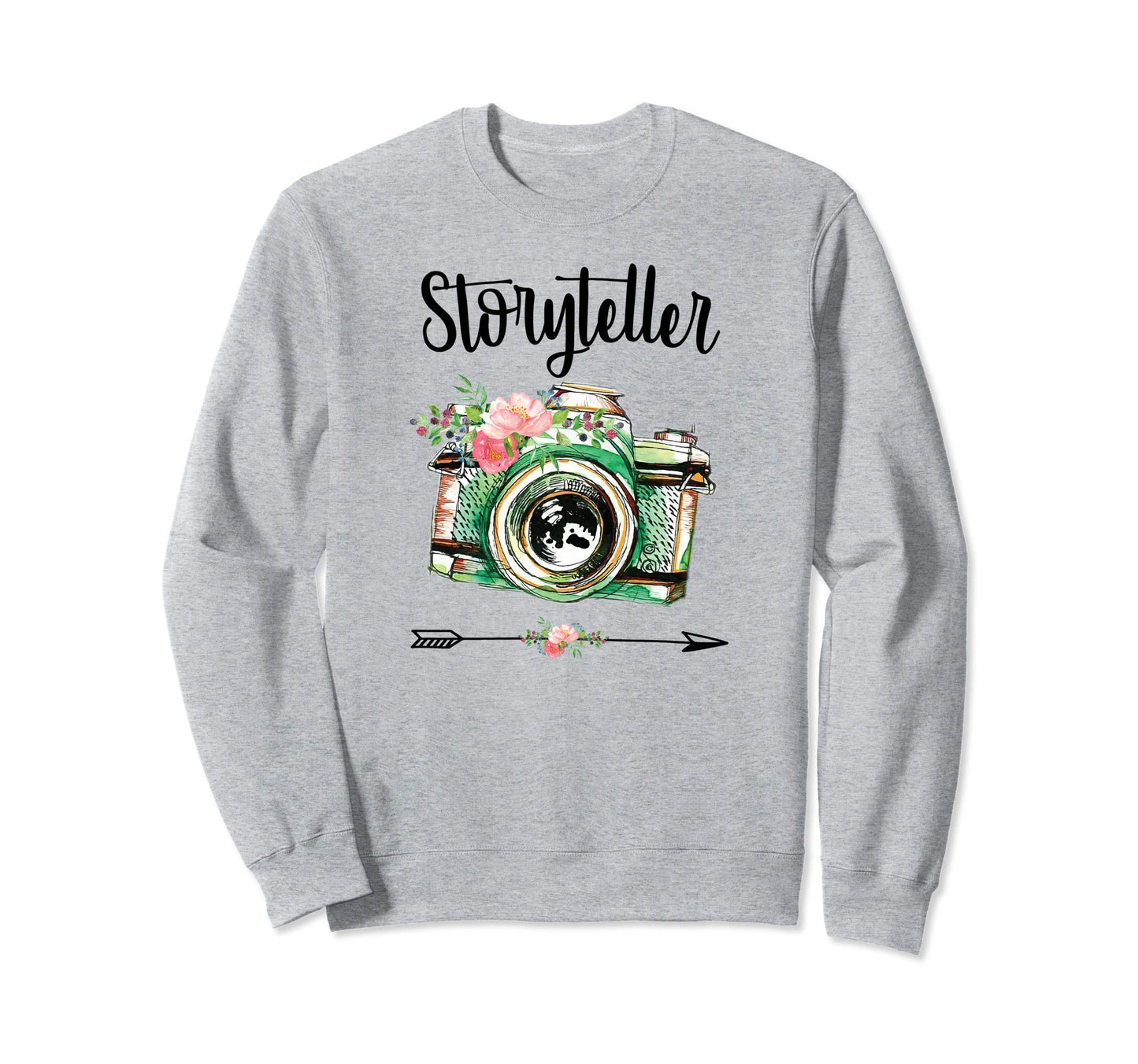 Storyteller Photographer Camera Sweatshirt - Custom Art Print for Adults - T-Shirt, Sweatshirt, Hoodie