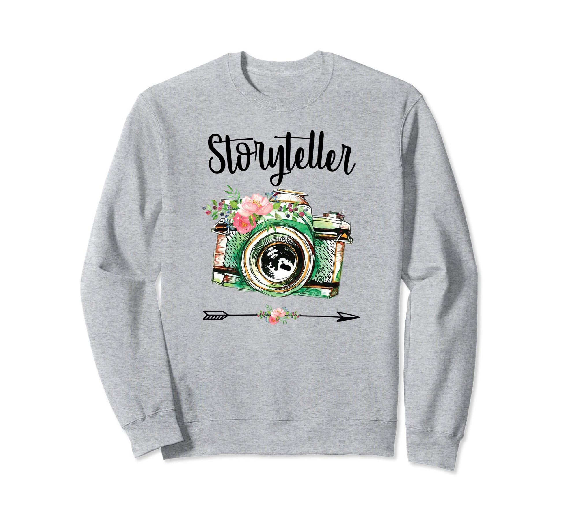 Storyteller Photographer Camera Sweatshirt - Custom Art Print for Adults - T-Shirt, Sweatshirt, Hoodie