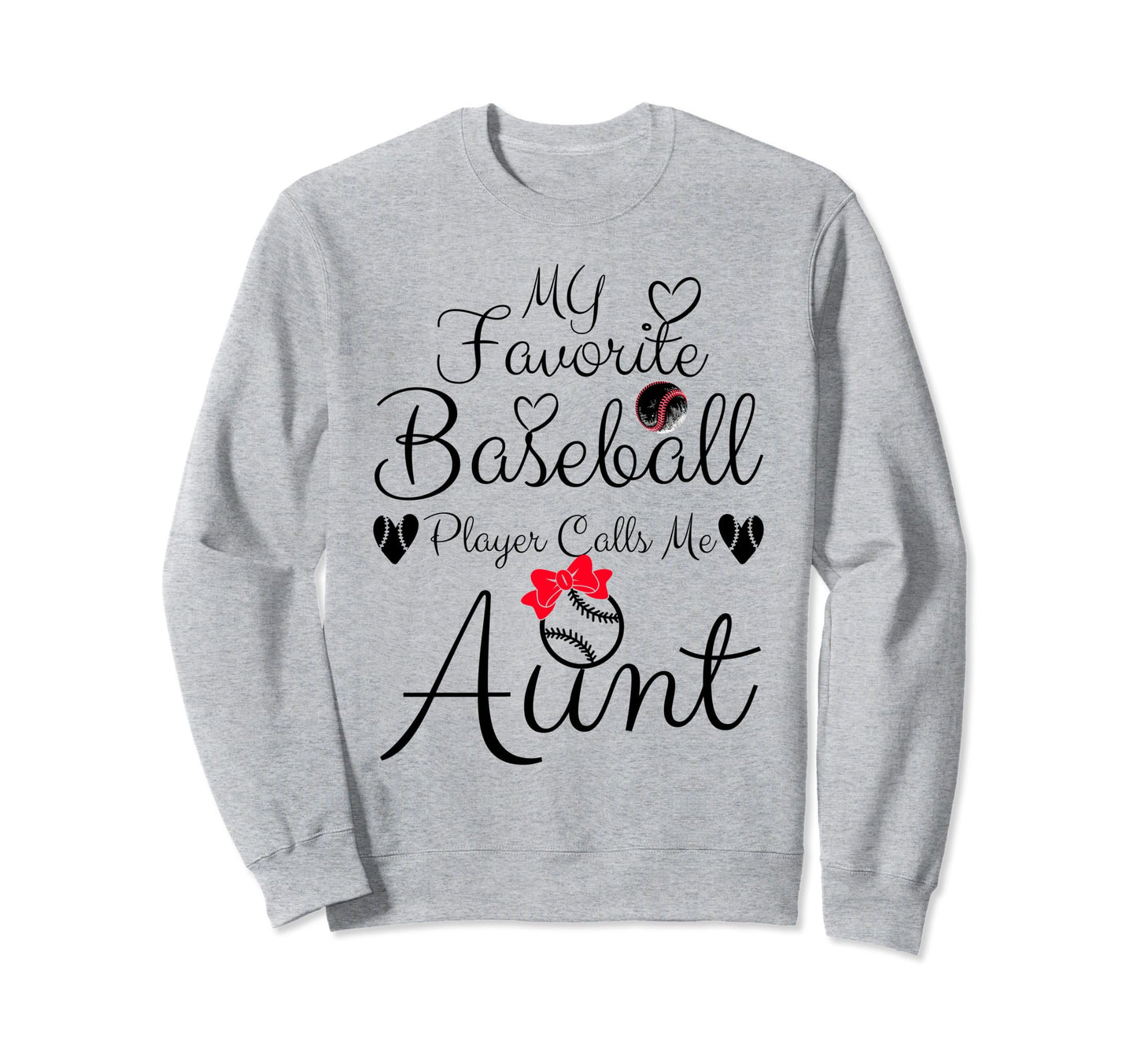 My Favorite Baseball Player Calls Me Sweatshirt - Aesthetic Graphic Unisex - T-Shirt, Sweatshirt, Hoodie