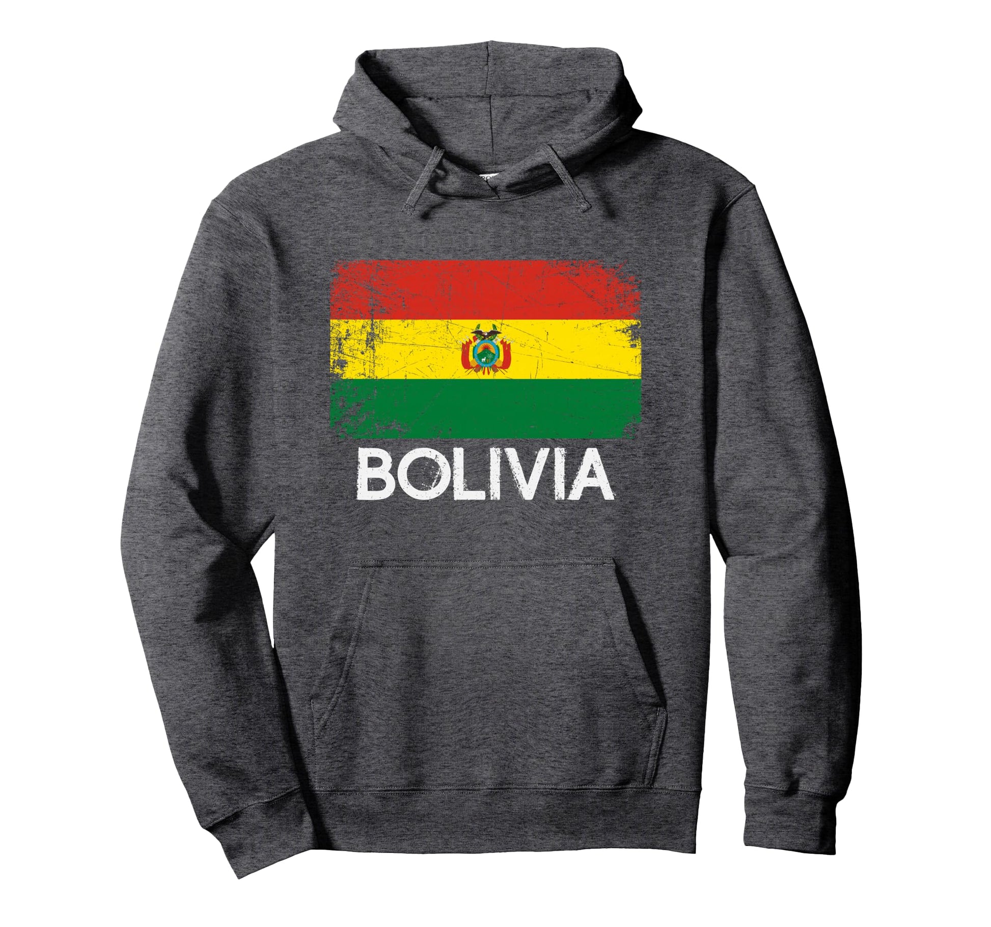 Bolivian Flag Made Bolivia Gift Hoodie - Custom Art Print Unisex - T-Shirt, Sweatshirt, Hoodie