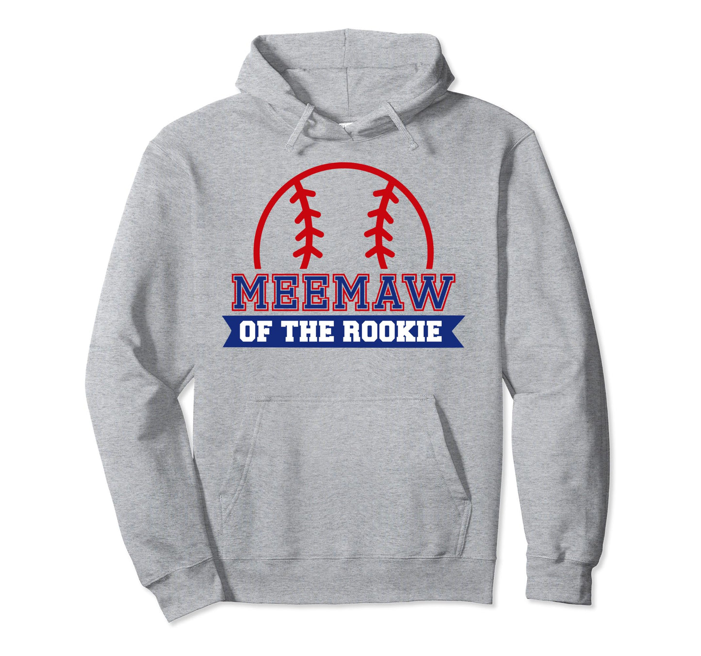 Meemaw Rookie 1St Birthday Baseball Hoodie - Aesthetic Graphic Unisex - T-Shirt, Sweatshirt, Hoodie