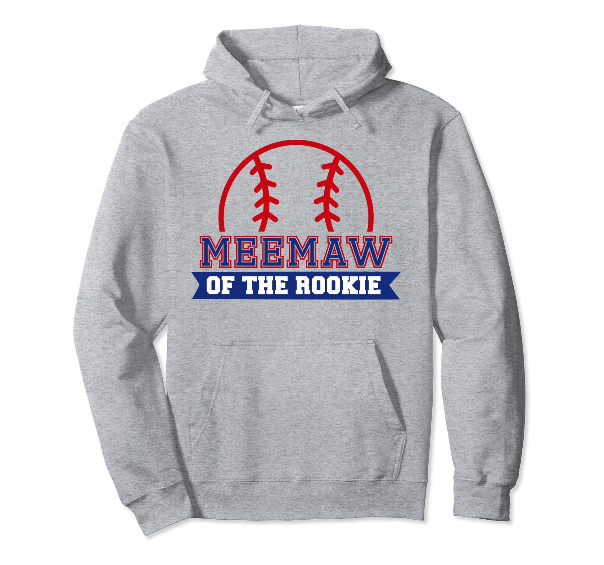 Meemaw Rookie 1St Birthday Baseball Hoodie - Aesthetic Graphic Unisex - T-Shirt, Sweatshirt, Hoodie