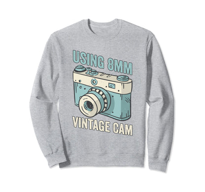 Super 8 Film Movie Buff Sweatshirt - Trendy Graphic for Adults - T-Shirt, Sweatshirt, Hoodie