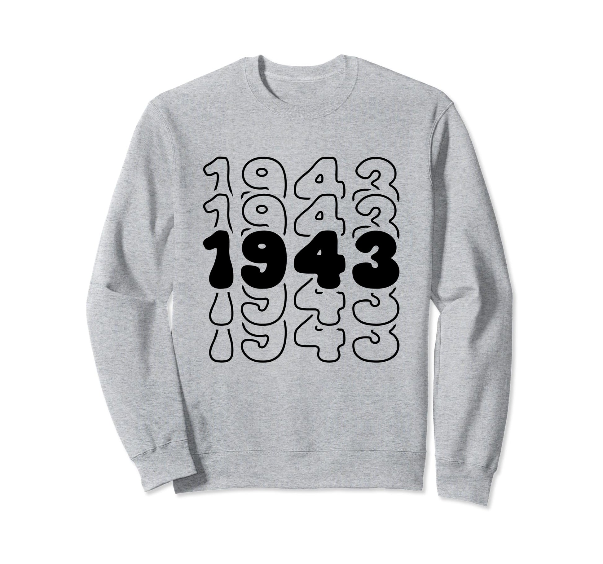 81 Year Old Groovy 81St Sweatshirt - Casual Everyday Wear Men Women - T-Shirt, Sweatshirt, Hoodie
