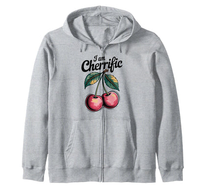 Boho Cherry Delight Sweatshirt - Minimalist Print for Adults - T-Shirt, Sweatshirt, Hoodie