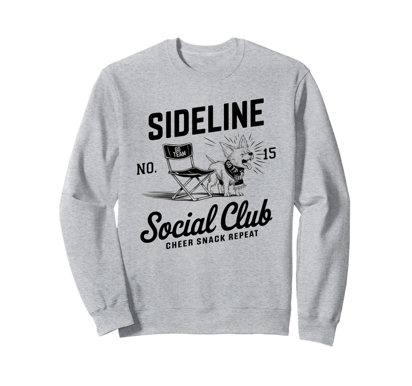 Sideline Social Club Soccer Mom Sweatshirt - Fun Novelty Design for Adults - T-Shirt, Sweatshirt, Hoodie