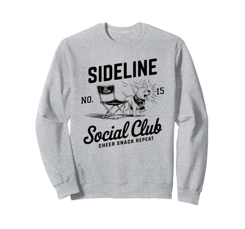Sideline Social Club Soccer Mom Sweatshirt - Fun Novelty Design for Adults - T-Shirt, Sweatshirt, Hoodie