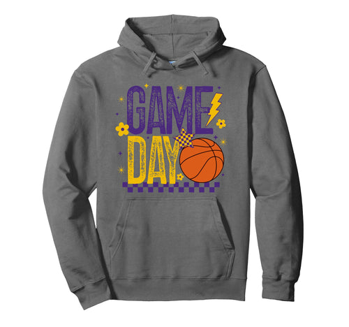 Basketball Mom Game Day Tipoff Season Hoodie - Graphic Print Men Women - T-Shirt, Sweatshirt, Hoodie