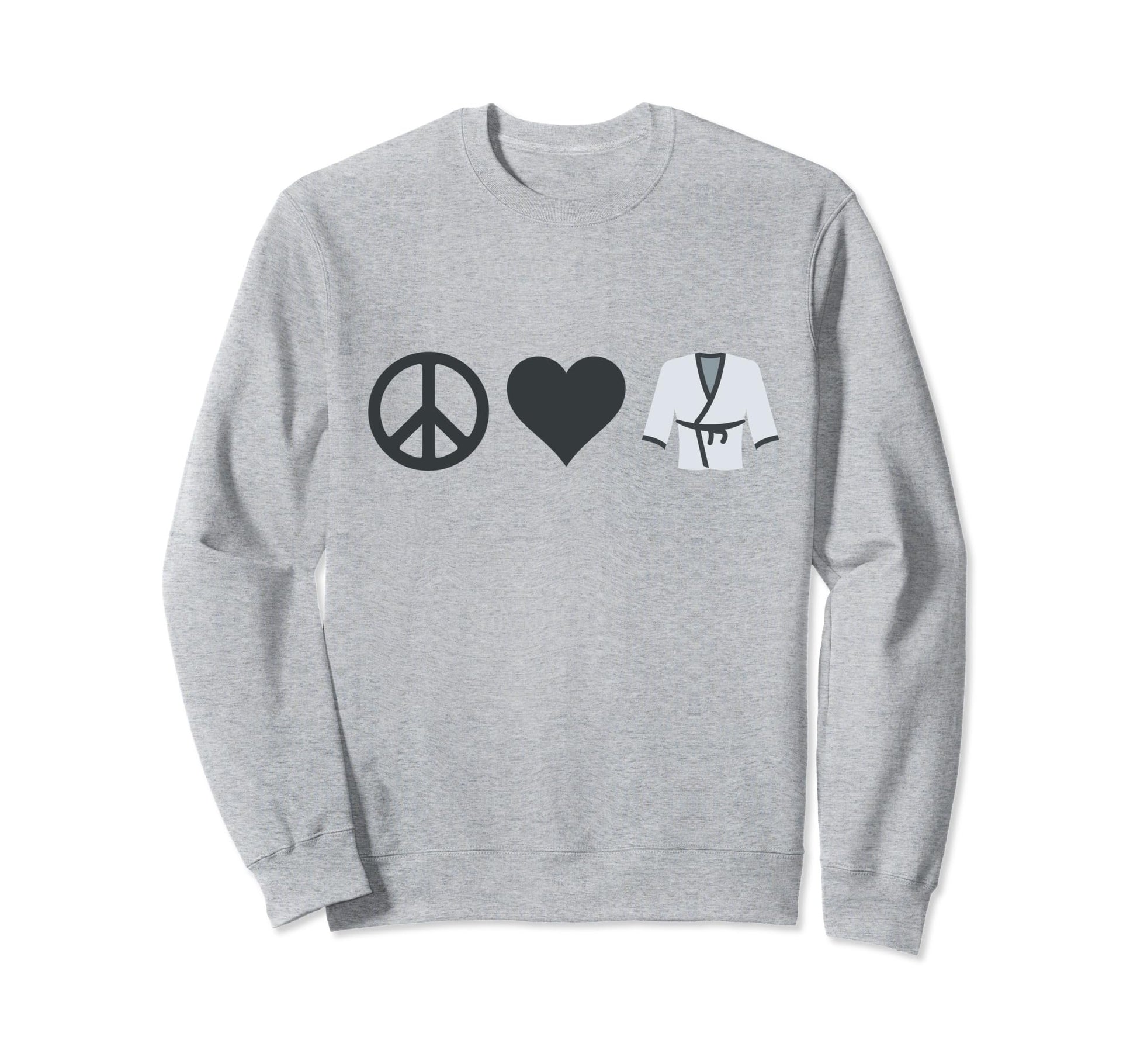 Peace Love Karate Sweatshirt - Streetwear Style Men Women - T-Shirt, Sweatshirt, Hoodie