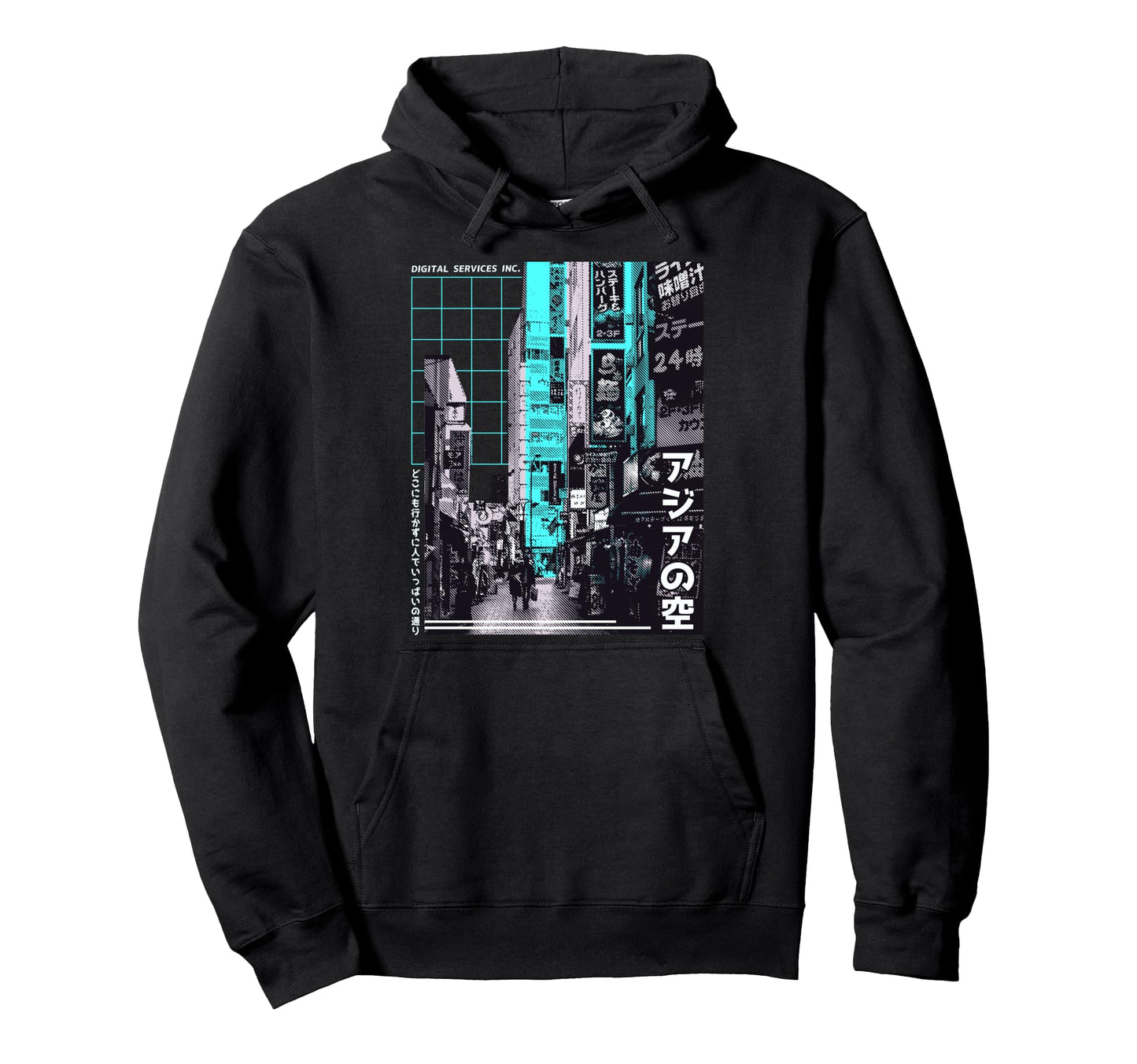 Aesthetic Vaporwave Japan 80S 90S Tokyo Hoodie - Unique Graphic Men Women - T-Shirt, Sweatshirt, Hoodie