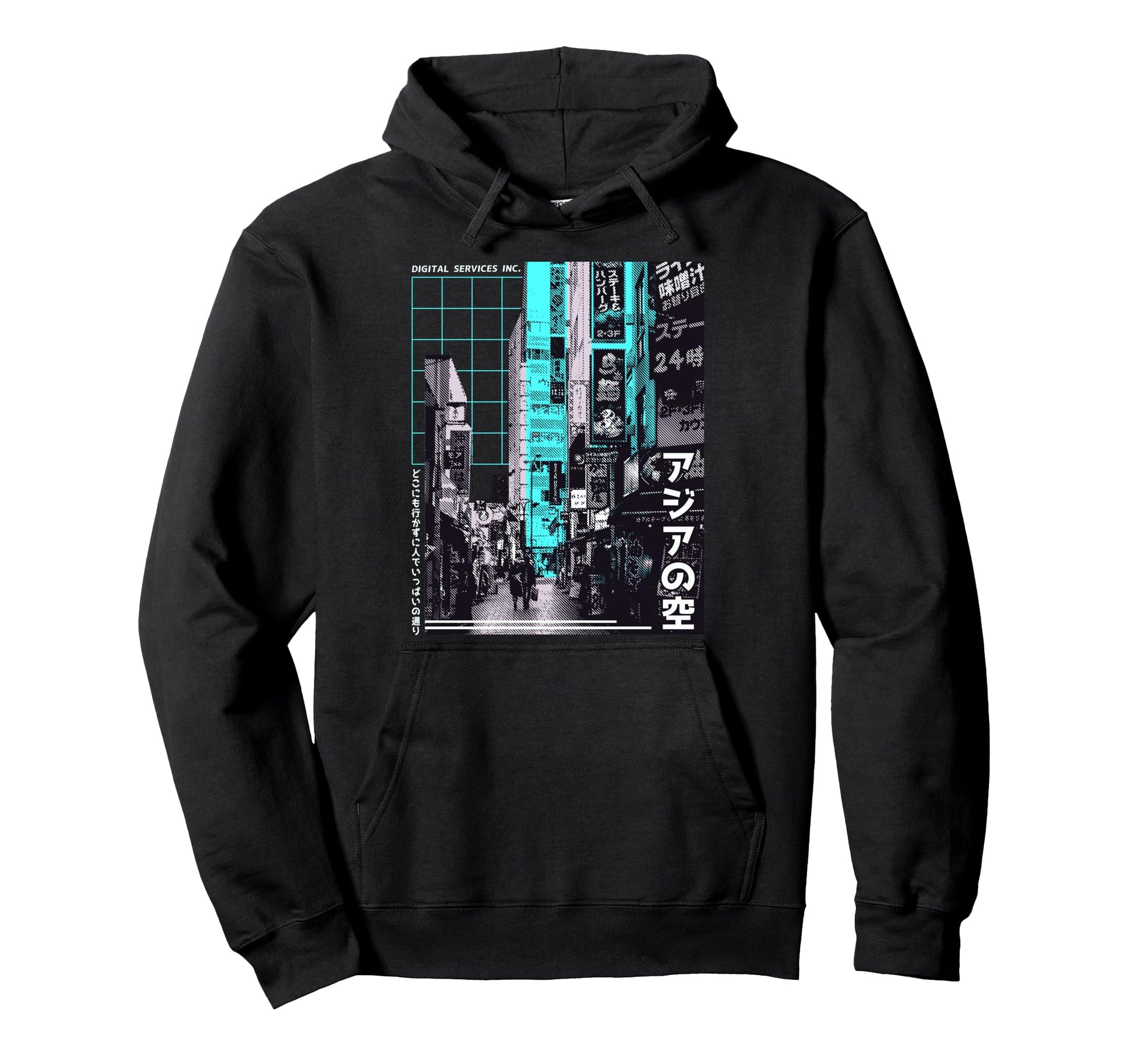 Aesthetic Vaporwave Japan 80S 90S Tokyo Hoodie - Unique Graphic Men Women - T-Shirt, Sweatshirt, Hoodie