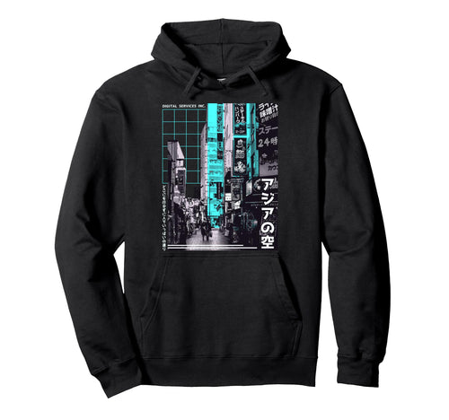 Aesthetic Vaporwave Japan 80S 90S Tokyo Hoodie - Unique Graphic Men Women - T-Shirt, Sweatshirt, Hoodie