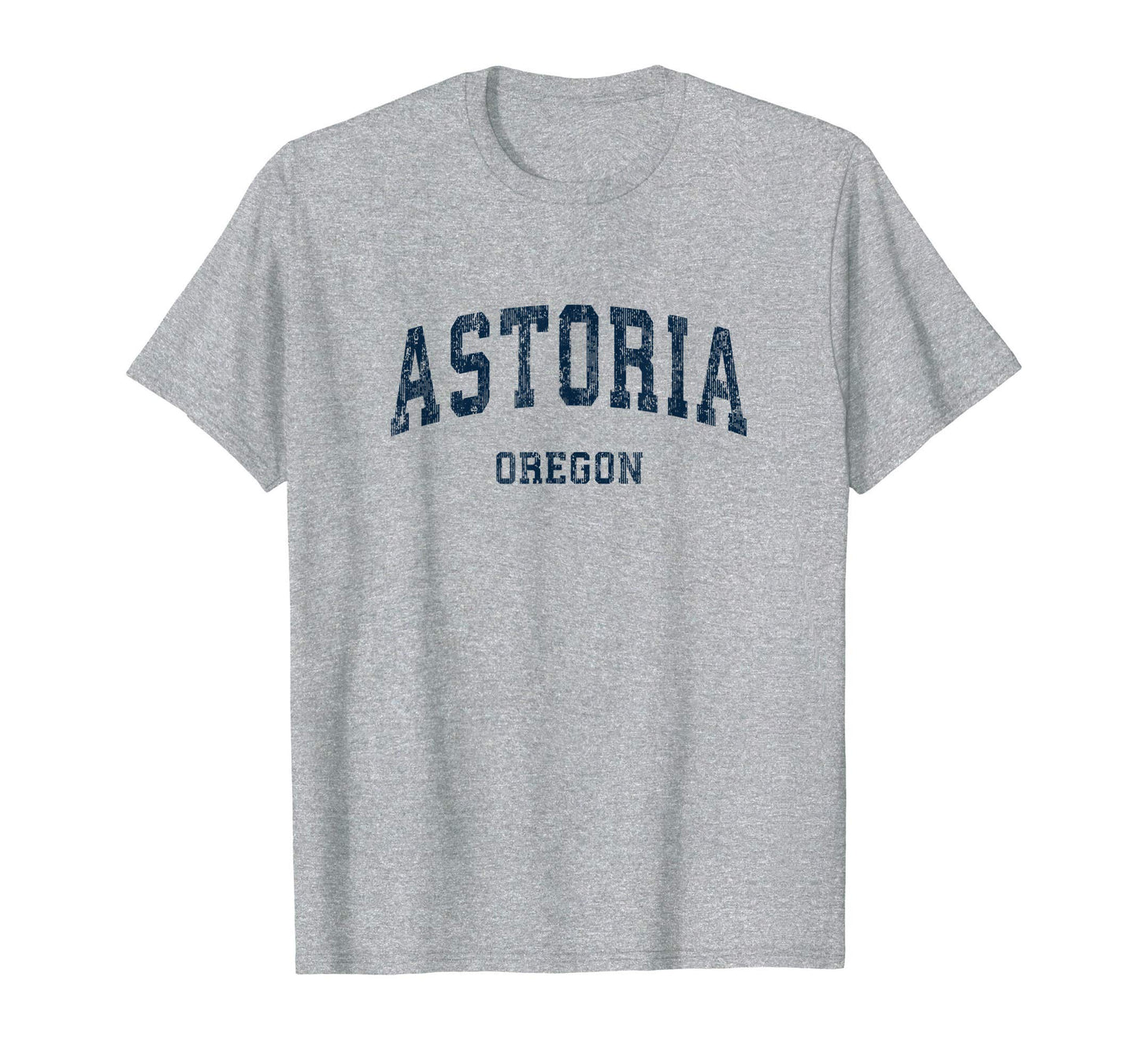 Astoria Oregon Or Varsity Sports Navy T-Shirt - Unique Graphic Unisex - T-Shirt, Sweatshirt, Hoodie