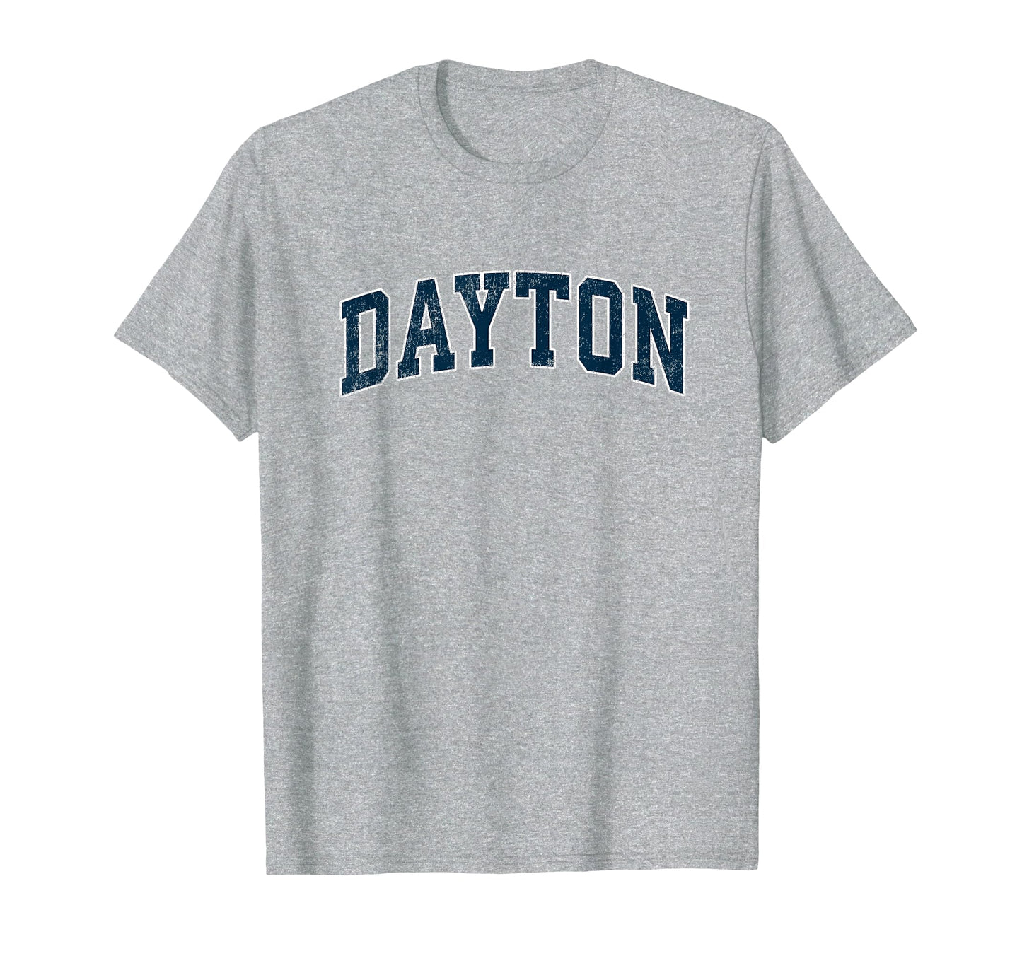 Dayton Ohio Oh Varsity Sports Navy Text T-Shirt - Graphic Print Men Women - T-Shirt, Sweatshirt, Hoodie