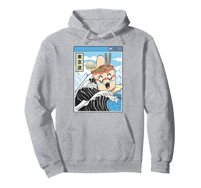 Instant Ramen Noodles Surfing Hoodie - Streetwear Style for Adults - T-Shirt, Sweatshirt, Hoodie