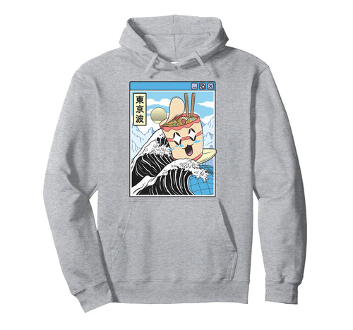 Instant Ramen Noodles Surfing Hoodie - Streetwear Style for Adults - T-Shirt, Sweatshirt, Hoodie