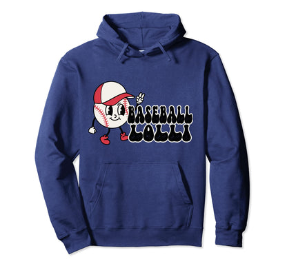 Baseball Lolli Trendy Cartoon Ball Hoodie - Streetwear Style for Adults - T-Shirt, Sweatshirt, Hoodie
