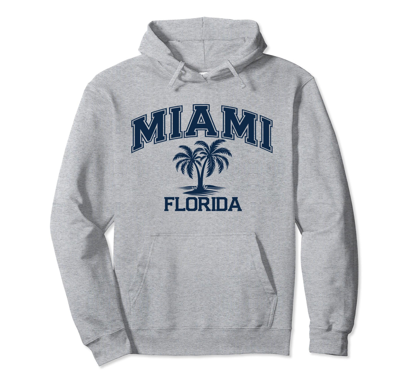 Miami Beach Florida Palms Palm Trees Hoodie - Custom Art Print for Adults - T-Shirt, Sweatshirt, Hoodie