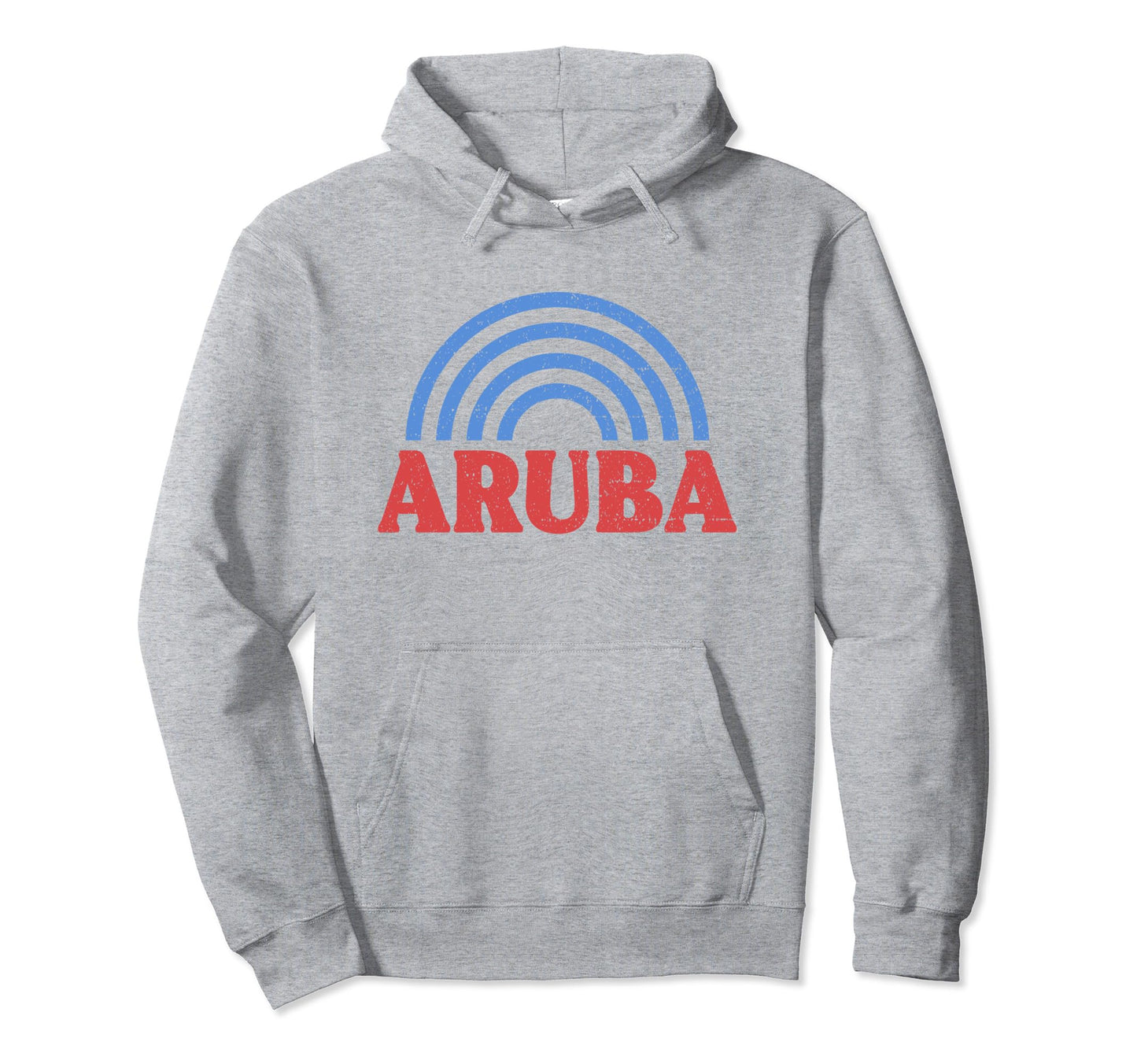 Aruba Flag Rainbow Aruban Pride Hoodie - Custom Art Print Unisex - T-Shirt, Sweatshirt, Hoodie