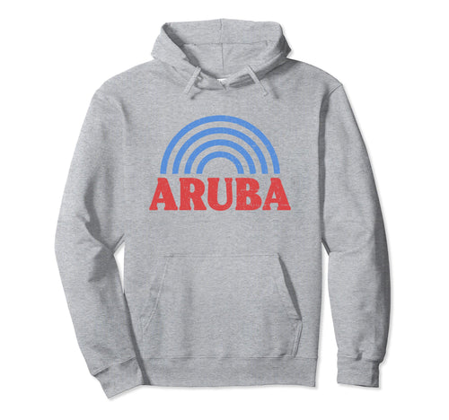 Aruba Flag Rainbow Aruban Pride Hoodie - Custom Art Print Unisex - T-Shirt, Sweatshirt, Hoodie
