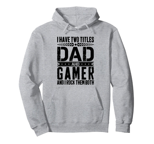 Gamer Dad Father Day Gaming Dad Hoodie - Minimalist Print Unisex - T-Shirt, Sweatshirt, Hoodie