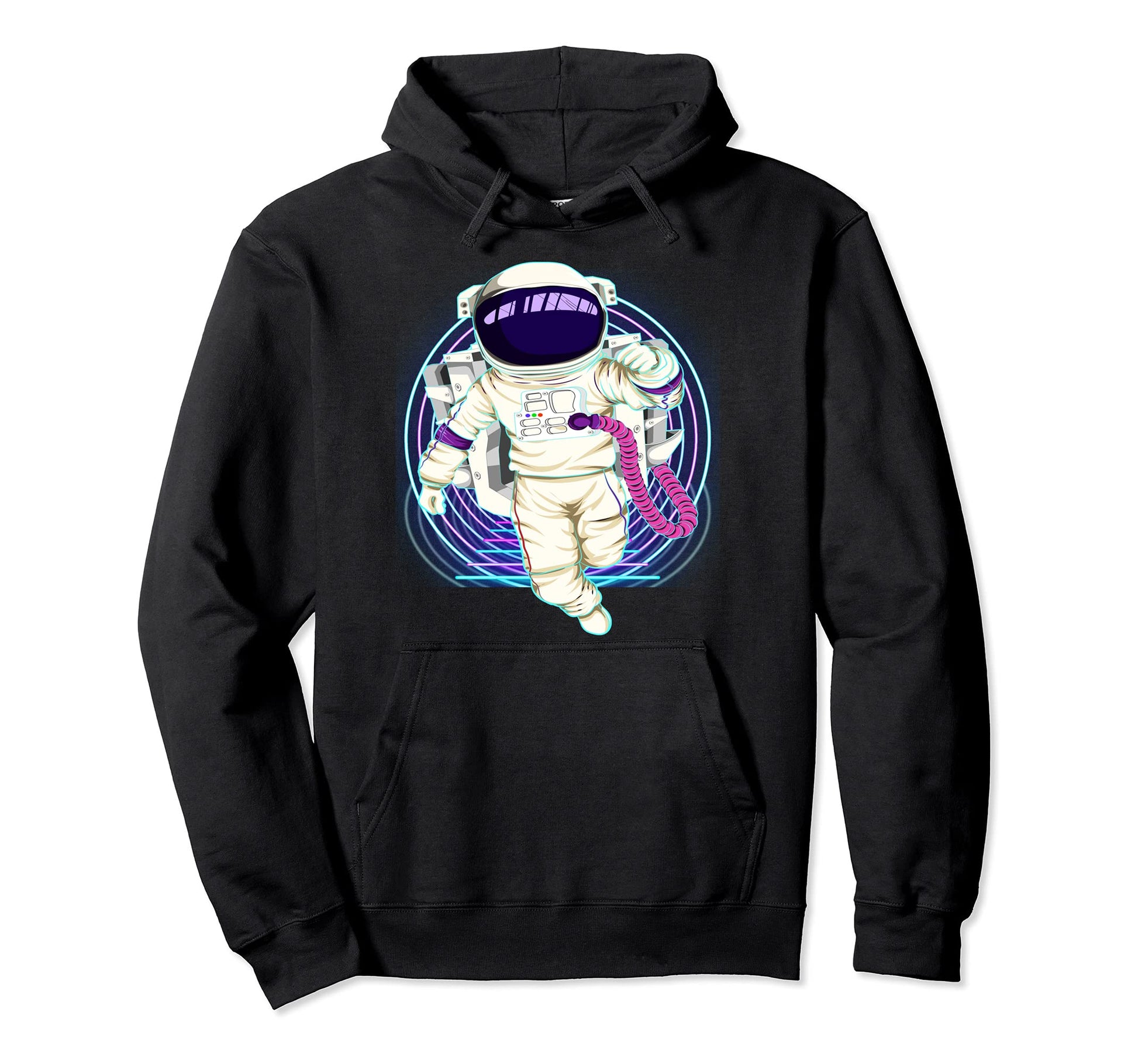 Space Vaporwave Aesthetic Synthwave Hoodie - Unique Graphic Unisex - T-Shirt, Sweatshirt, Hoodie