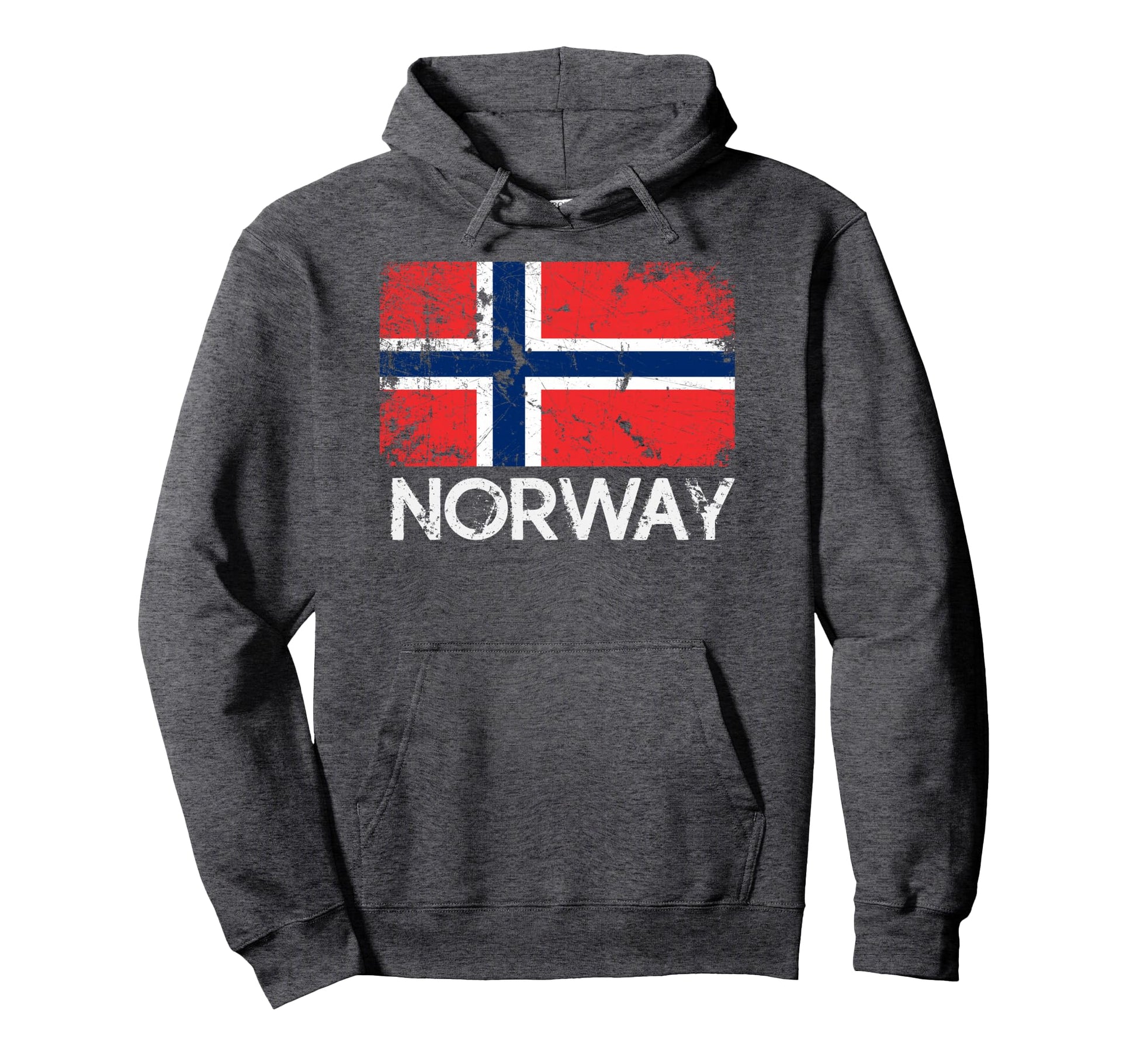 Norwegian Flag Made Norway Gift Hoodie - Casual Everyday Wear Men Women - T-Shirt, Sweatshirt, Hoodie