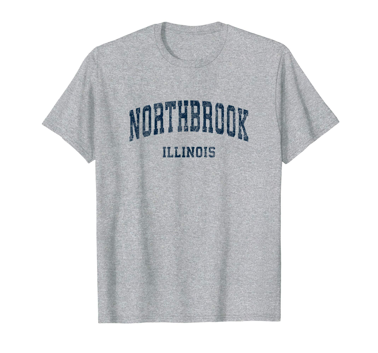 Northbrook Illinois Il Varsity T-Shirt - Minimalist Print for Adults - T-Shirt, Sweatshirt, Hoodie