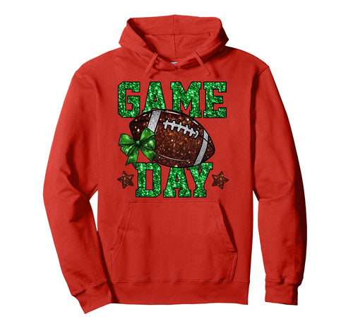 Game Day Touchdown Football Mom Go Cheer Hoodie - Unique Graphic Unisex - T-Shirt, Sweatshirt, Hoodie
