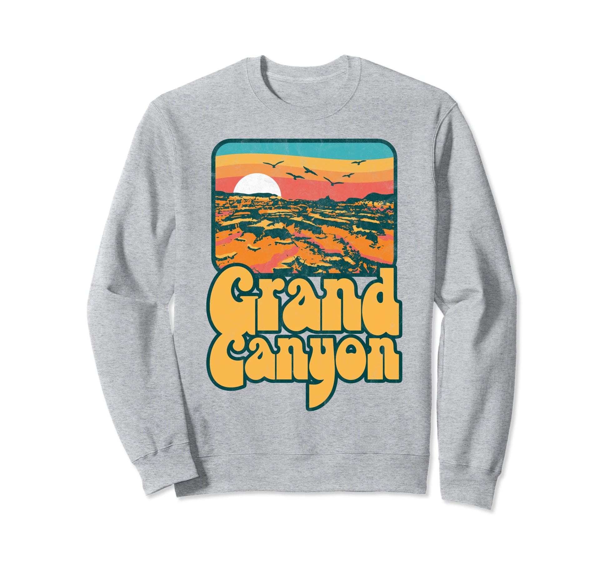 80S Grand Canyon National Park Sweatshirt - Fun Novelty Design for Adults - T-Shirt, Sweatshirt, Hoodie