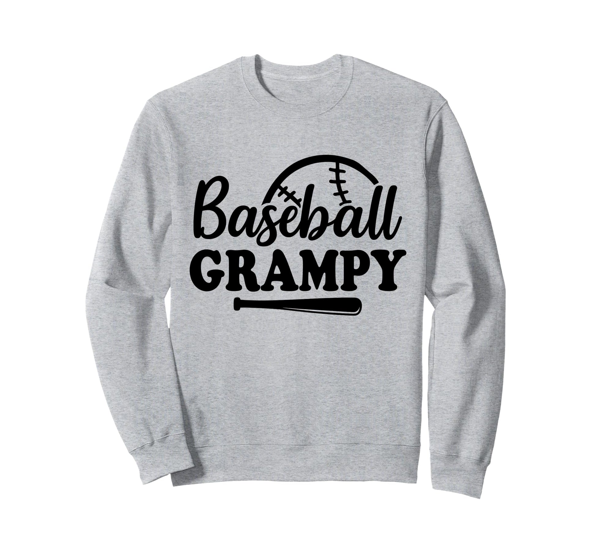 Baseball Grampy Baseball Player Sweatshirt - Casual Everyday Wear Unisex - T-Shirt, Sweatshirt, Hoodie
