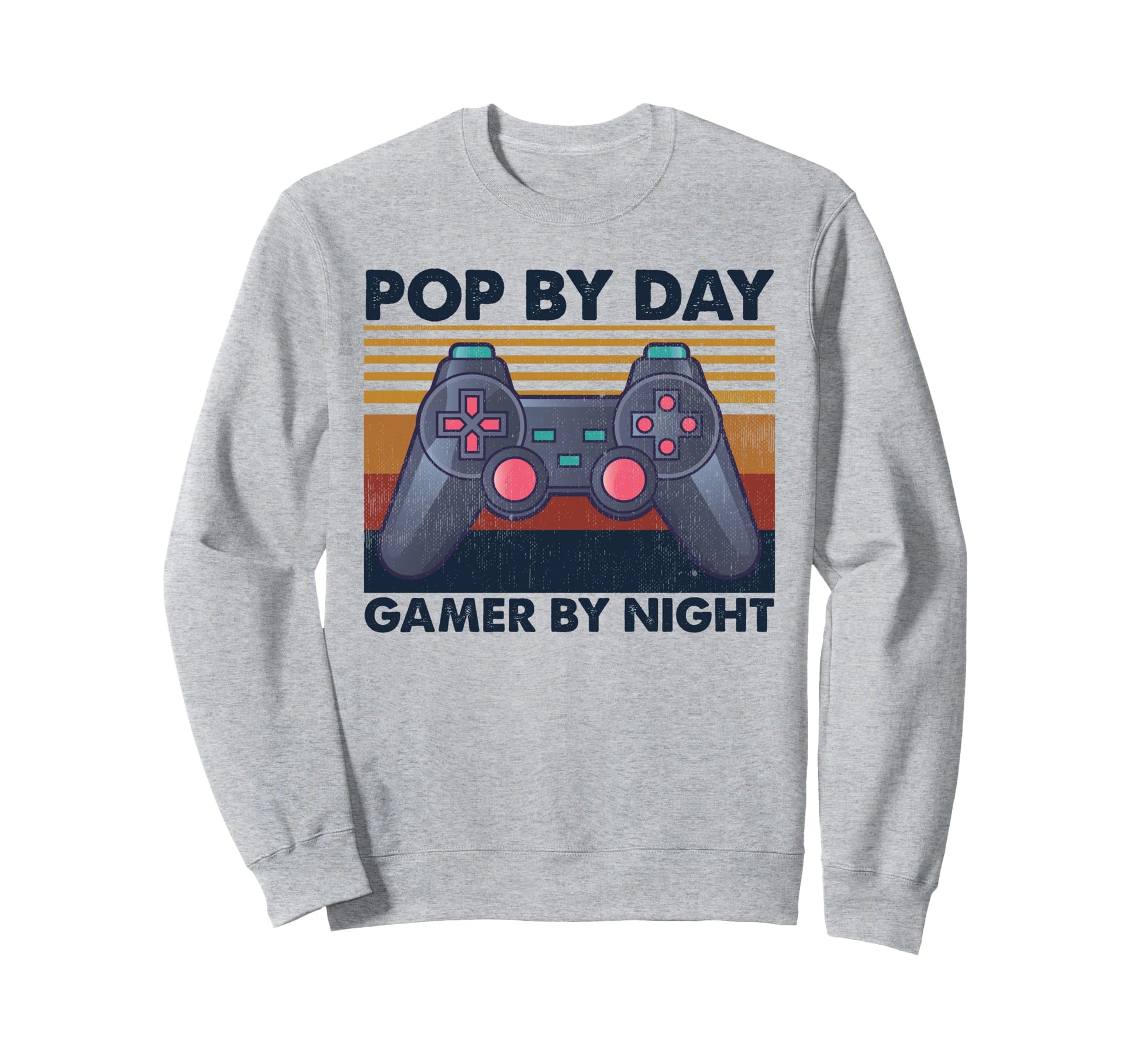 Pop Day Gamer Night Funny Sweatshirt - Casual Everyday Wear for Adults - T-Shirt, Sweatshirt, Hoodie