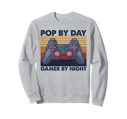 Pop Day Gamer Night Funny Sweatshirt - Casual Everyday Wear for Adults - T-Shirt, Sweatshirt, Hoodie