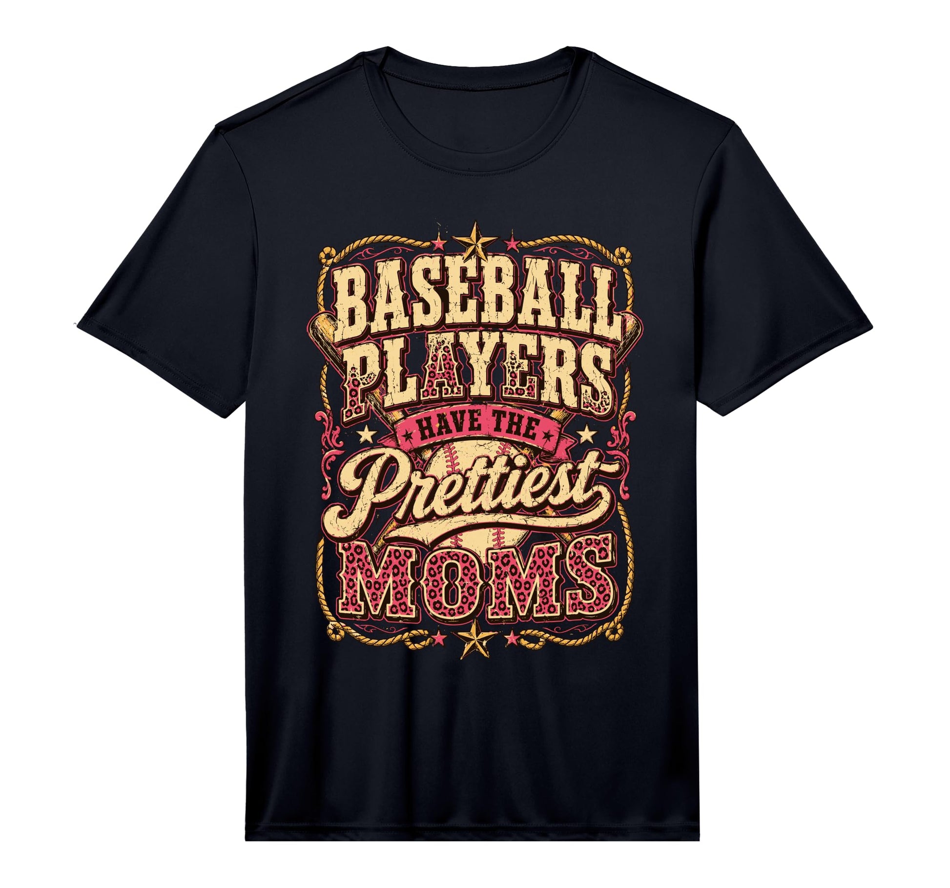 Baseball Players Have Prettiest Moms T-Shirt - Minimalist Print Men Women - T-Shirt, Sweatshirt, Hoodie