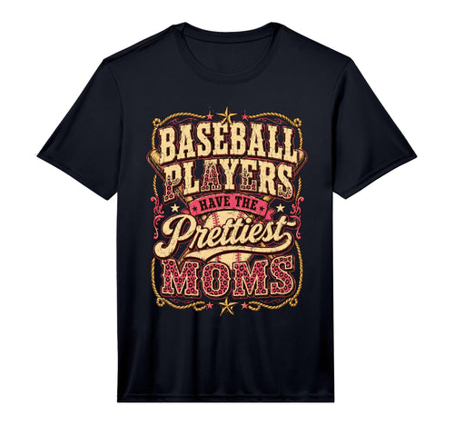 Baseball Players Have Prettiest Moms T-Shirt - Minimalist Print Men Women - T-Shirt, Sweatshirt, Hoodie