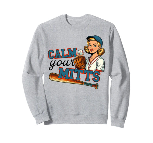 Baseball Player Baseball Mom Game Sweatshirt - Casual Everyday Wear Unisex - T-Shirt, Sweatshirt, Hoodie