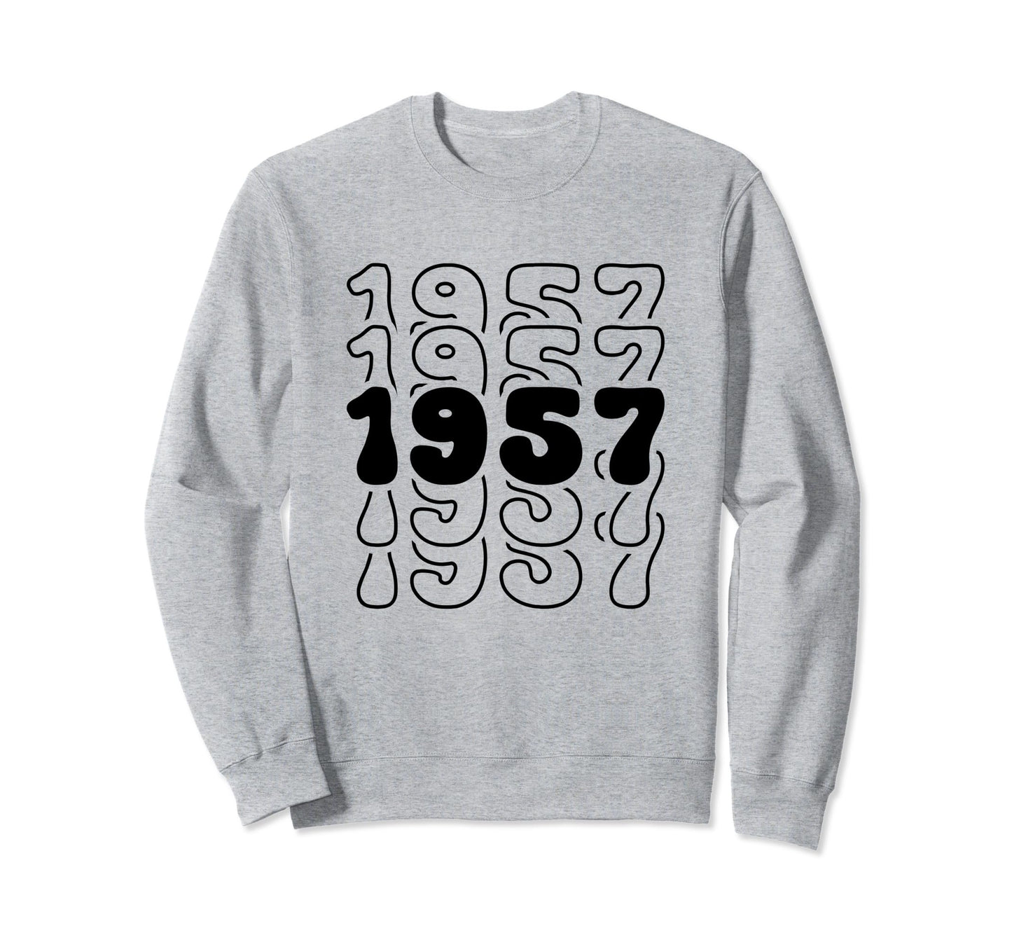 67 Year Old Groovy 67Th Birthday Sweatshirt - Custom Art Print Men Women - T-Shirt, Sweatshirt, Hoodie