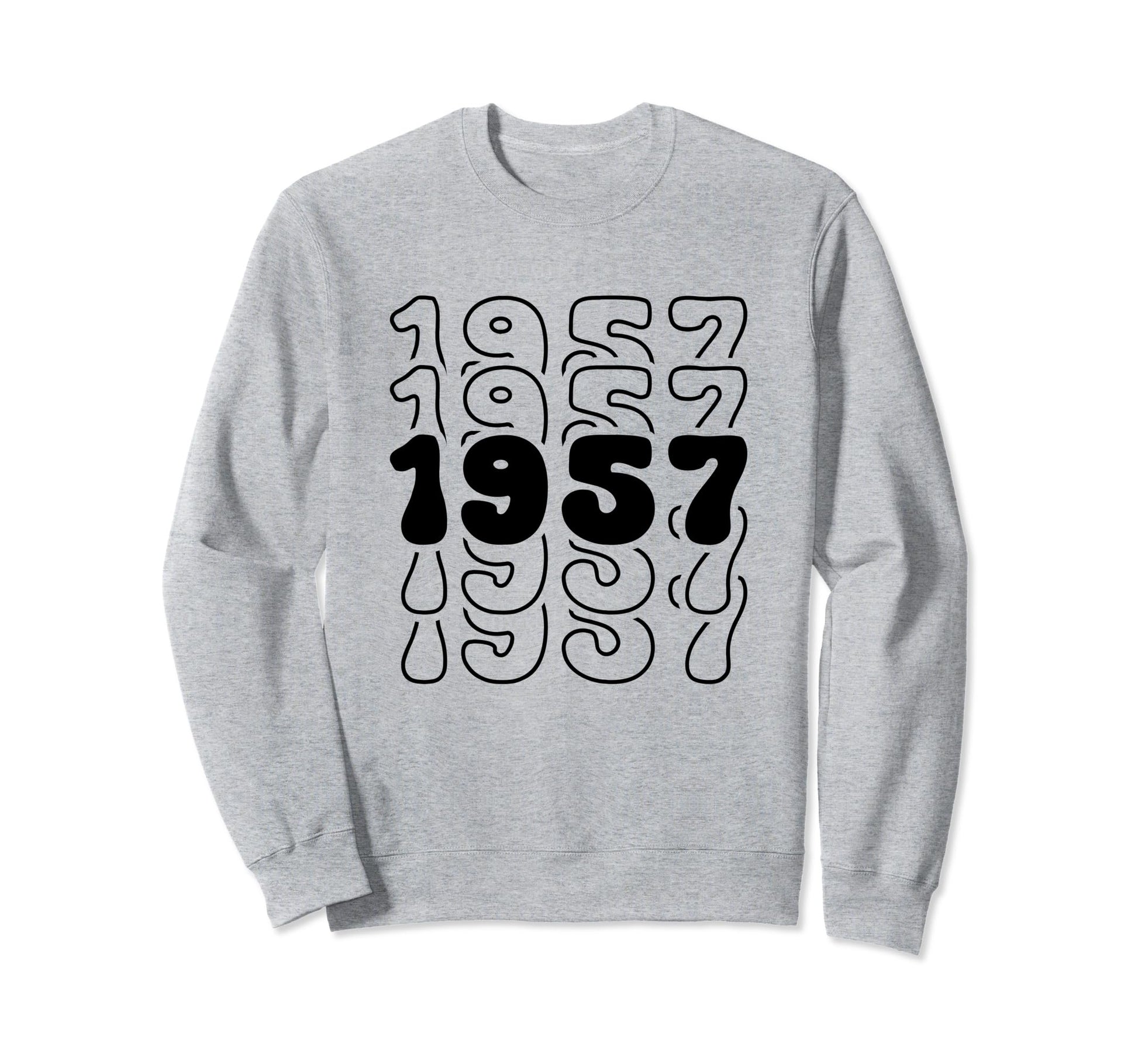 67 Year Old Groovy 67Th Birthday Sweatshirt - Custom Art Print Men Women - T-Shirt, Sweatshirt, Hoodie