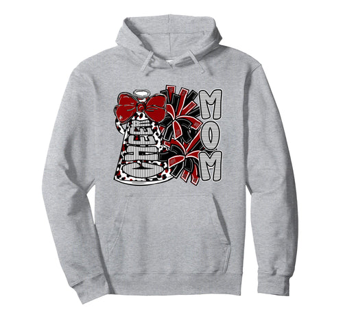 Cheer Mom Coquette Bow Football Hoodie - Casual Everyday Wear Unisex - T-Shirt, Sweatshirt, Hoodie