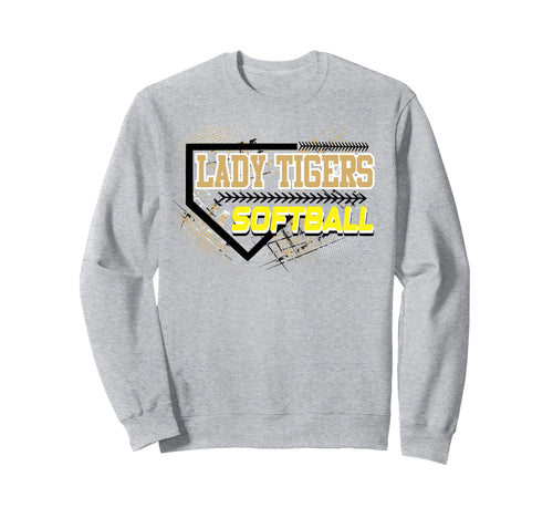Lady Tigers Softball Mom Game Day Sweatshirt - Custom Art Print Men Women - T-Shirt, Sweatshirt, Hoodie