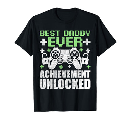 Gamer Dad Fathers Day Best Daddy T-Shirt - Minimalist Print for Adults - T-Shirt, Sweatshirt, Hoodie