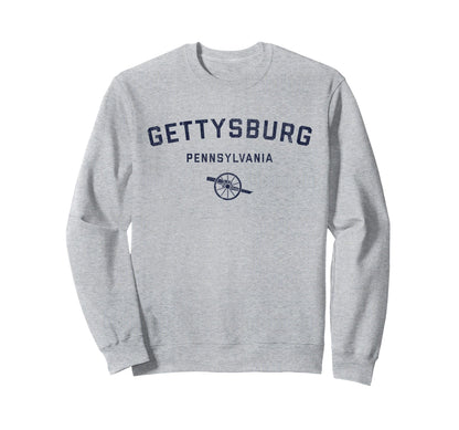Varsity Gettysburg Pennsylvania Sweatshirt - Fun Novelty Design Men Women - T-Shirt, Sweatshirt, Hoodie
