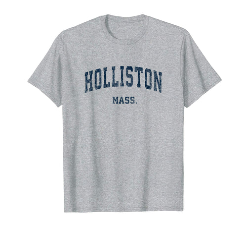 Holliston Massachusetts Ma Varsity T-Shirt - Custom Art Print Men Women - T-Shirt, Sweatshirt, Hoodie