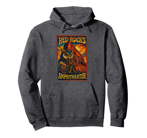 Red Rocks Amphitheater Morrison Colorado Hoodie - Graphic Print for Adults - T-Shirt, Sweatshirt, Hoodie