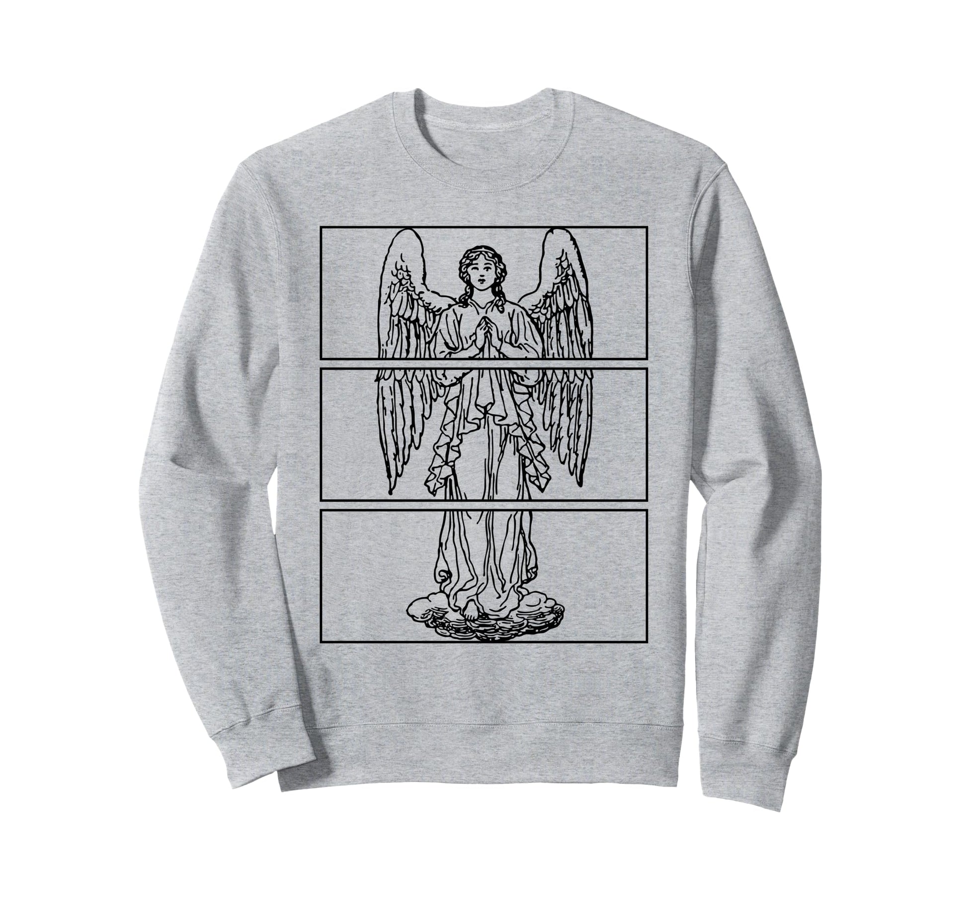 Soft Grunge Angel Wings Goth Aesthetic Sweatshirt - Graphic Print Unisex - T-Shirt, Sweatshirt, Hoodie