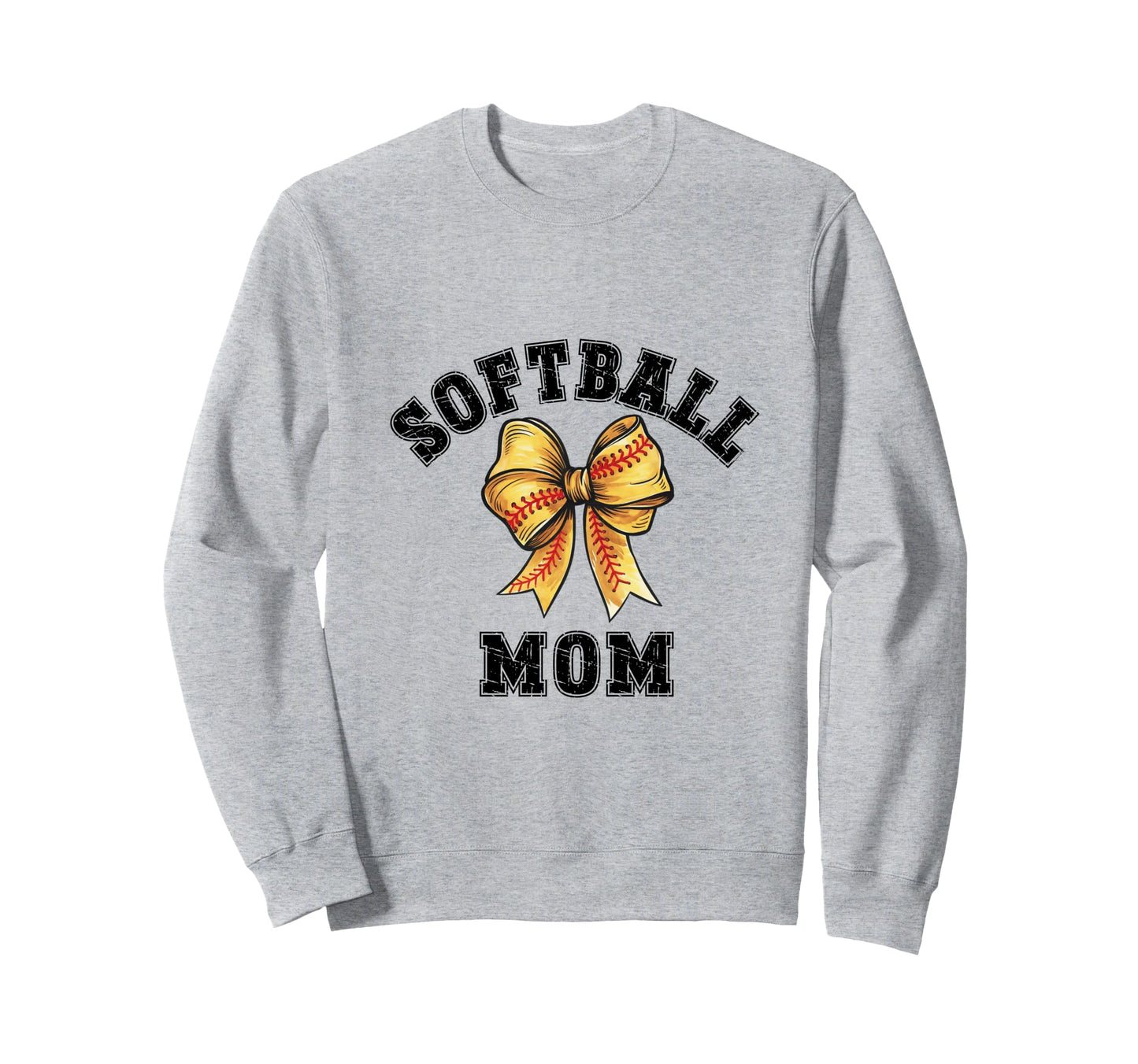 Coquette Softball Mom Bow Game Day Sweatshirt - Aesthetic Graphic Unisex - T-Shirt, Sweatshirt, Hoodie