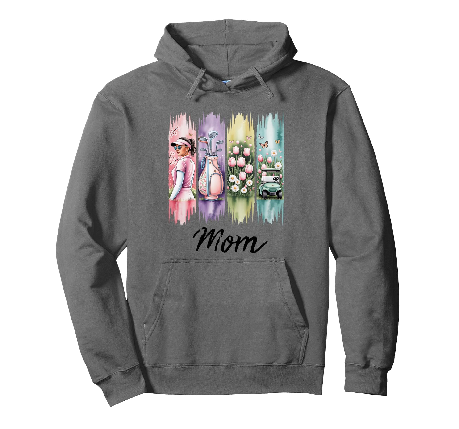 Golf Ball Mom Golf Game Golfer Golf Hoodie - Graphic Print for Adults - T-Shirt, Sweatshirt, Hoodie