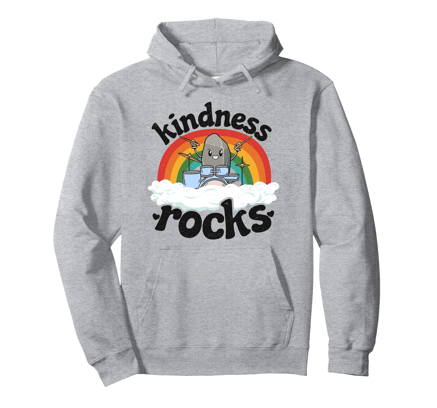 Anti Bullying Rainbow Hippie Music Hoodie - Custom Art Print Men Women - T-Shirt, Sweatshirt, Hoodie