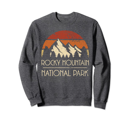 Rocky Mountain National Park Sweatshirt - Trendy Graphic for Adults - T-Shirt, Sweatshirt, Hoodie